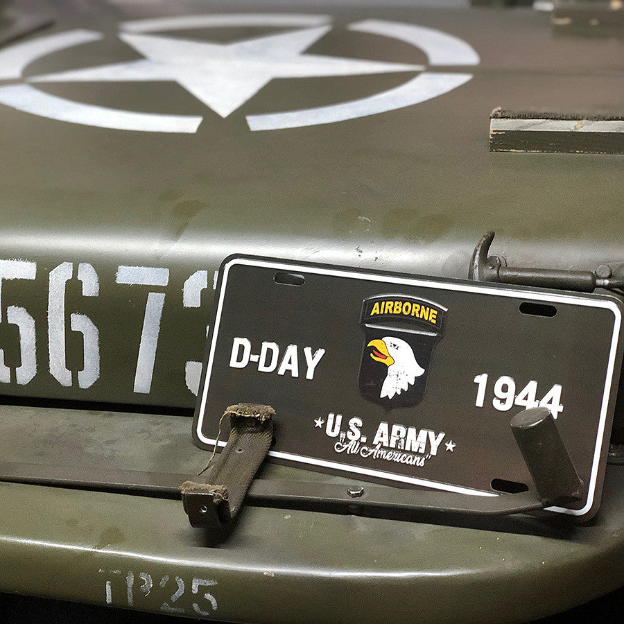 Placă Decorativă D-Day 1944 101st Airborne - Spiritul Eroilor Parașutiști