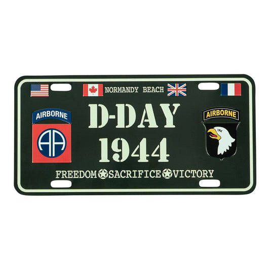 Placă Decorativă D-Day Normandy Beach Multicolor - Simbol al Libertății