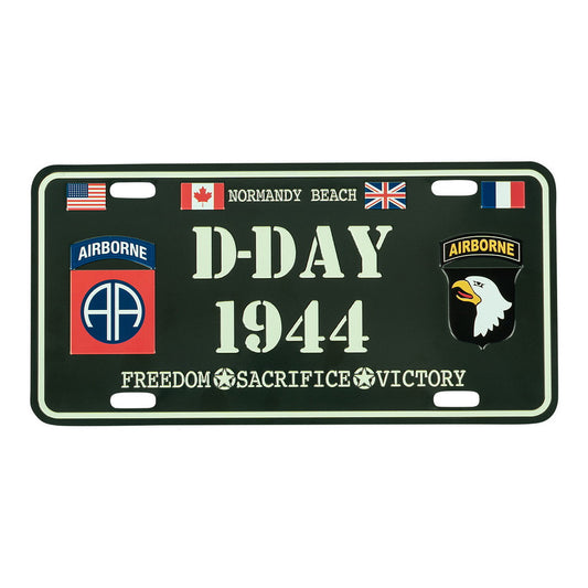 Placă Decorativă D-Day Normandy Beach Multicolor - Simbol al Libertății