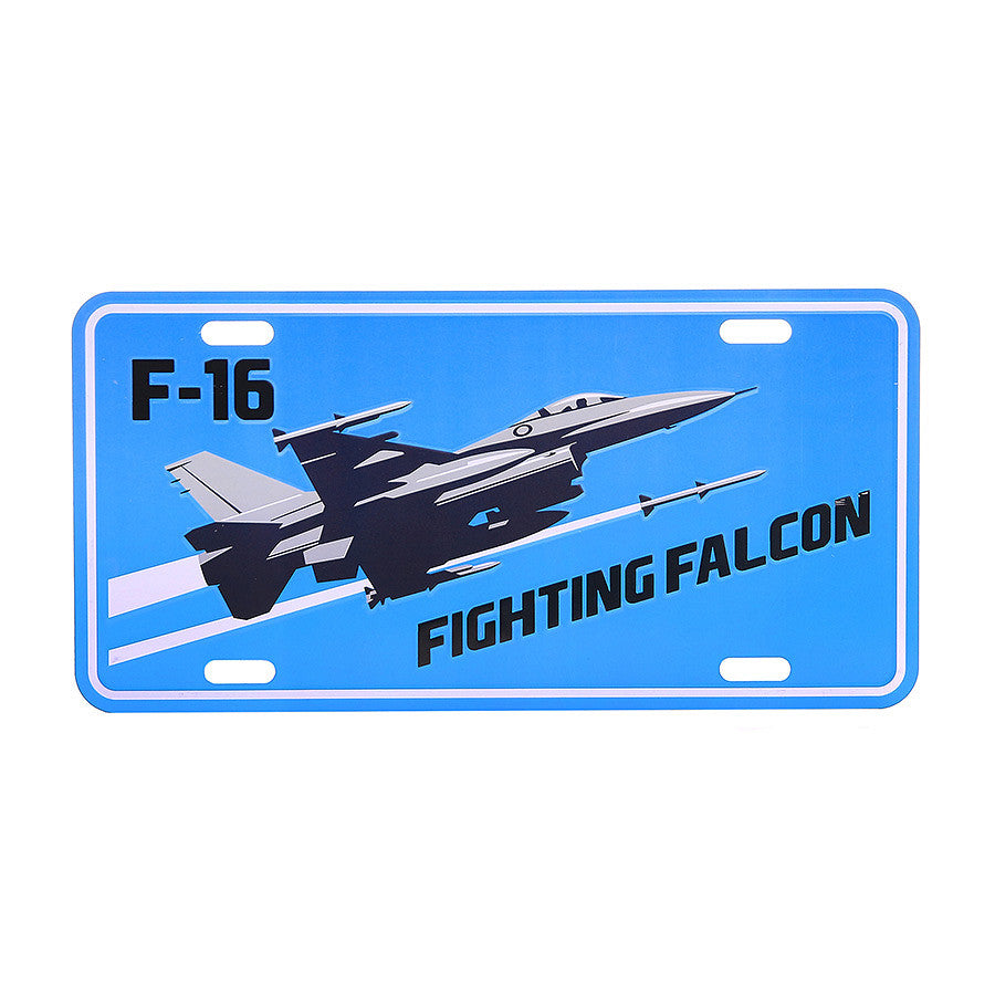Placă Decorativă F-16 Fighting Falcon - Omagiu Suprem Aviatic
