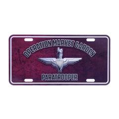 Placă Decorativă Nummerplaat Operation Market Garden Paratrooper - Omagiu Eroilor