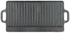 Placă Grill Fontă Negru FoxOutdoor - Reversibilă, 50x23cm