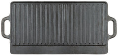 Placă Grill Fontă Negru FoxOutdoor - Reversibilă, 50x23cm