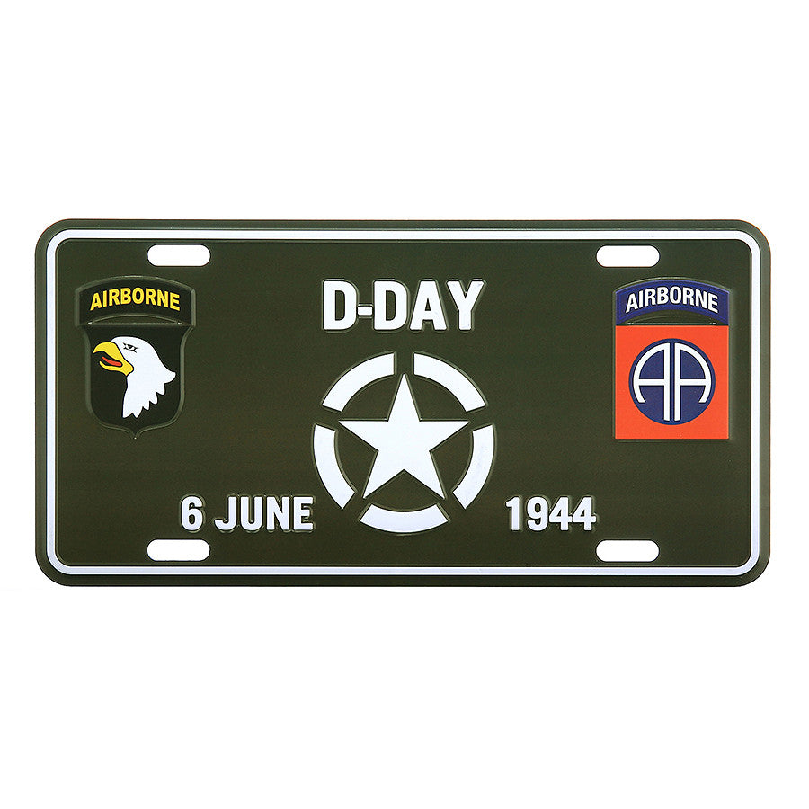 Placă Istorică D-Day White Star 6 Iunie 1944 - Simbol al Curajului Suprem