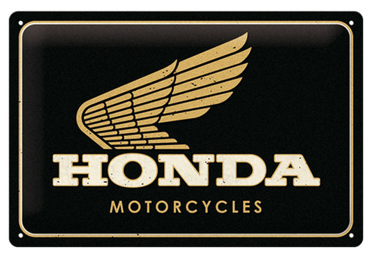 Placă Metalică Decorativă Honda Logo - Cadou Moto Vintage