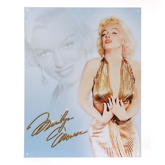 Placă Metalică Marilyn Monroe - Impact Vizual Brutal pentru Spațiul Tău