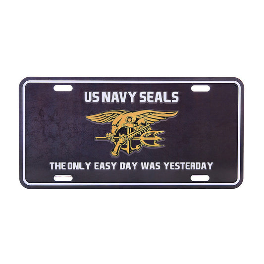 Placă Metalică US Navy Seals - Onorează Curajul și Devotamentul