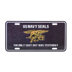 Placă Metalică US Navy Seals - Onorează Curajul și Devotamentul