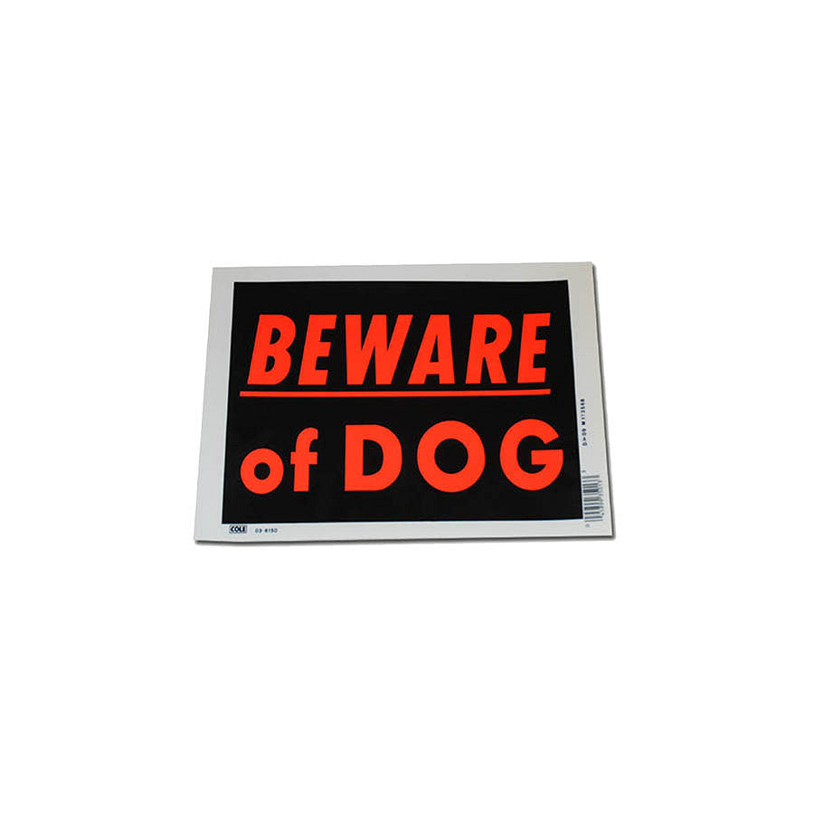 Placă Semnalizare "Beware of Dog" #8170 - Avertizare Imediată, Securitate Sporită