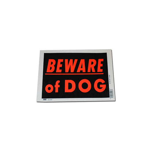 Placă Semnalizare "Beware of Dog" #8170 - Avertizare Imediată, Securitate Sporită
