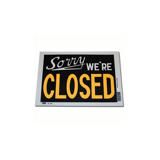 Placă Semnalizare Sorry We're Closed #8167 - Control Operațional Clar