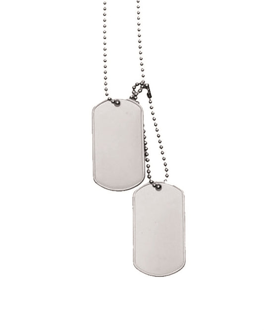 Plăcuțe de Identificare Mil-Tec US Soldiers – Metal, 2 Lanțuri