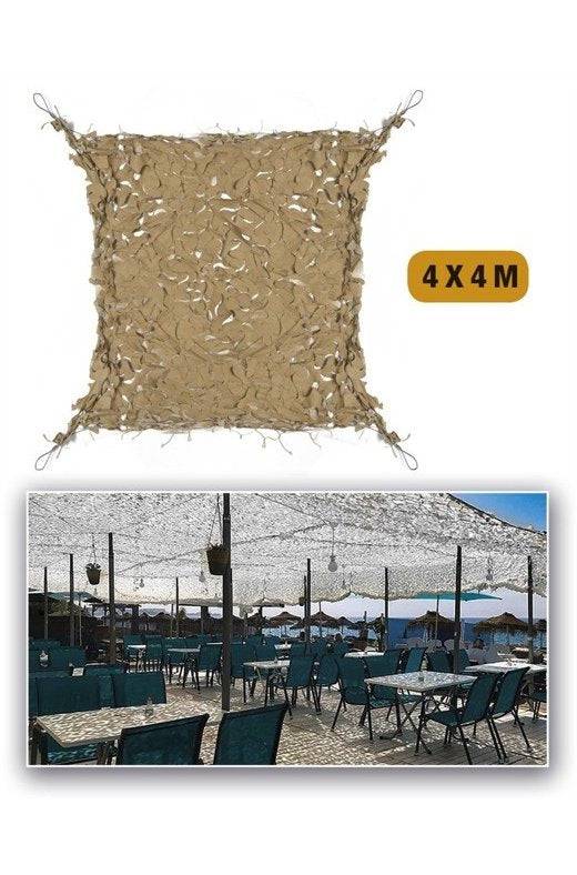 Plasa Camuflaj Coyote 4X4 Shade Sail