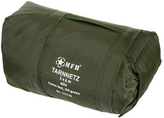 Plasă Camuflaj Tarnnetz 3x6m Oliv MFH - Cu Plasă Suport, Inele Metalice