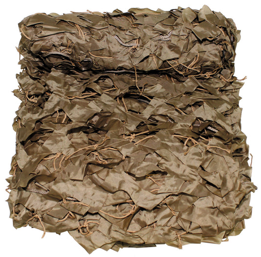 Plasa Camuflaj Tarnnetz "Basic" 2x3m Coyote MFH - 100% Poliester, Cu Sac Transport