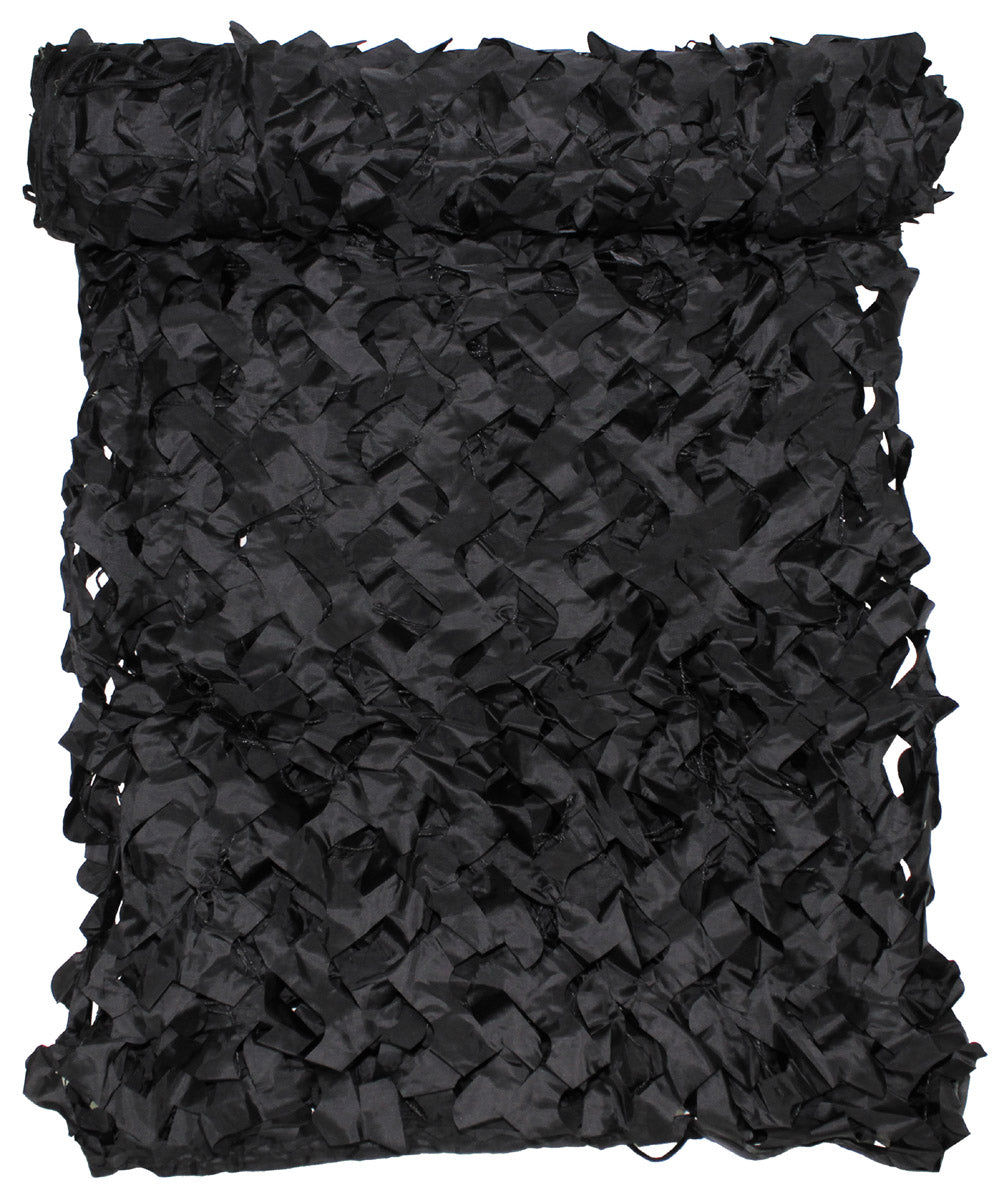 Plasă Camuflaj Tarnnetz Negru MFH - 2x3m, Poliester