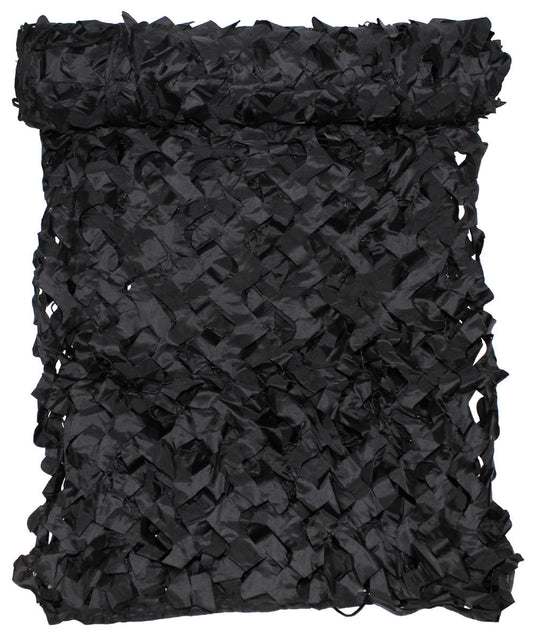 Plasă Camuflaj Tarnnetz Negru MFH - 2x3m, Poliester