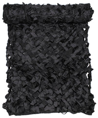 Plasă Camuflaj Tarnnetz Negru MFH - 2x3m, Poliester