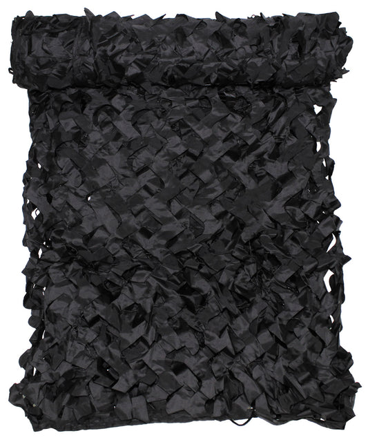 Plasă Camuflaj Tarnnetz Negru MFH - 2x3m, Poliester