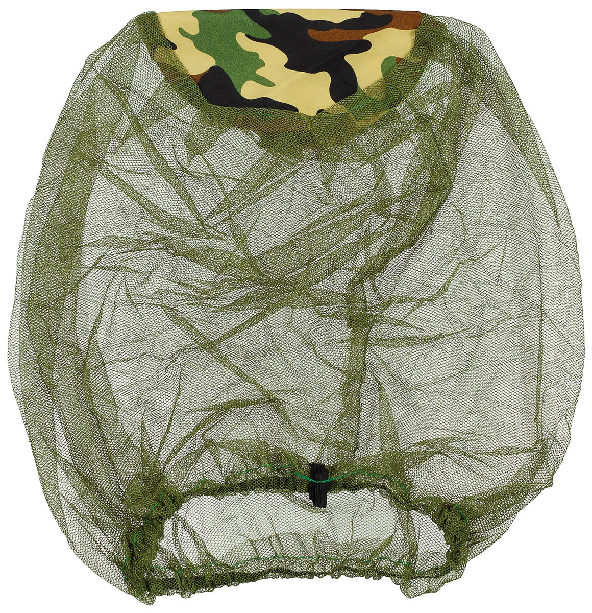 Plasă Cap Anti-Țânțari Moskito Oliv-Woodland MFH - Compact, 100% Poliester