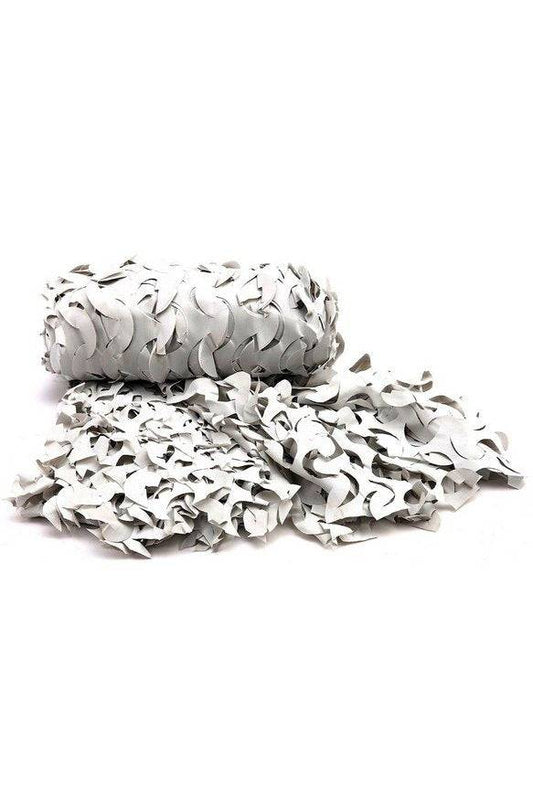 Plasă de Camuflaj Mil-Tec Crazy Camo Pro – 2,4 x 3 m, 1,12 kg, Albă