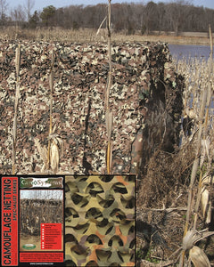 Plasă de Camuflaj Mil-Tec Standard Light – 2,2 x 3 m, 0,8 kg, Flecktarn