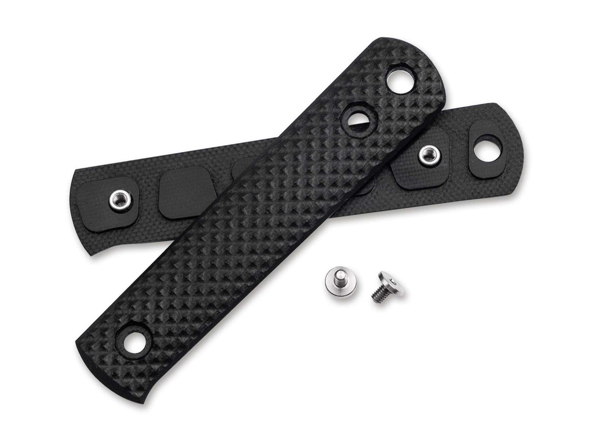 Plasele Maner BFF Packlite Handle Scales Black G10 Pyramid Böker- Montaj Usor