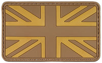 Plasture Velcro Marea Britanie Desert 3D MFH - Cauciuc, 8x5 cm