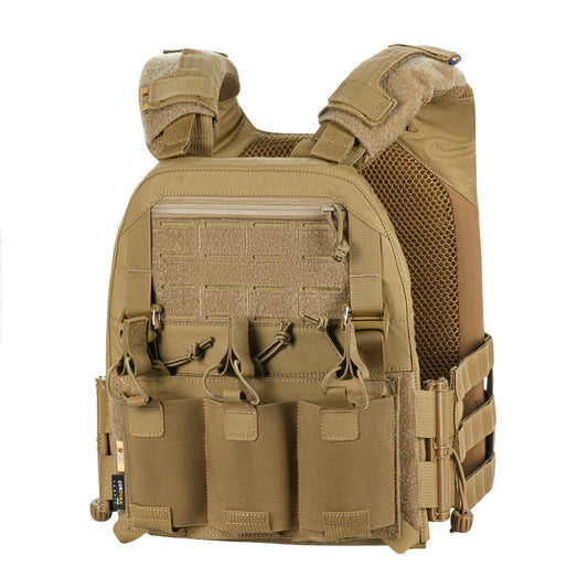 Plate Carrier Cuirass Elite M-Tac - Coyote cu Sistem Rapid Duraflex