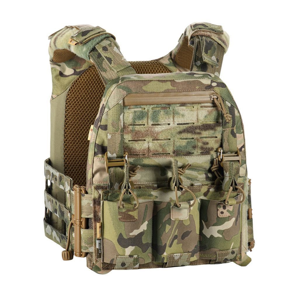 Plate Carrier Cuirass Elite M-Tac - Multicam, Cu Eliberare Rapidă