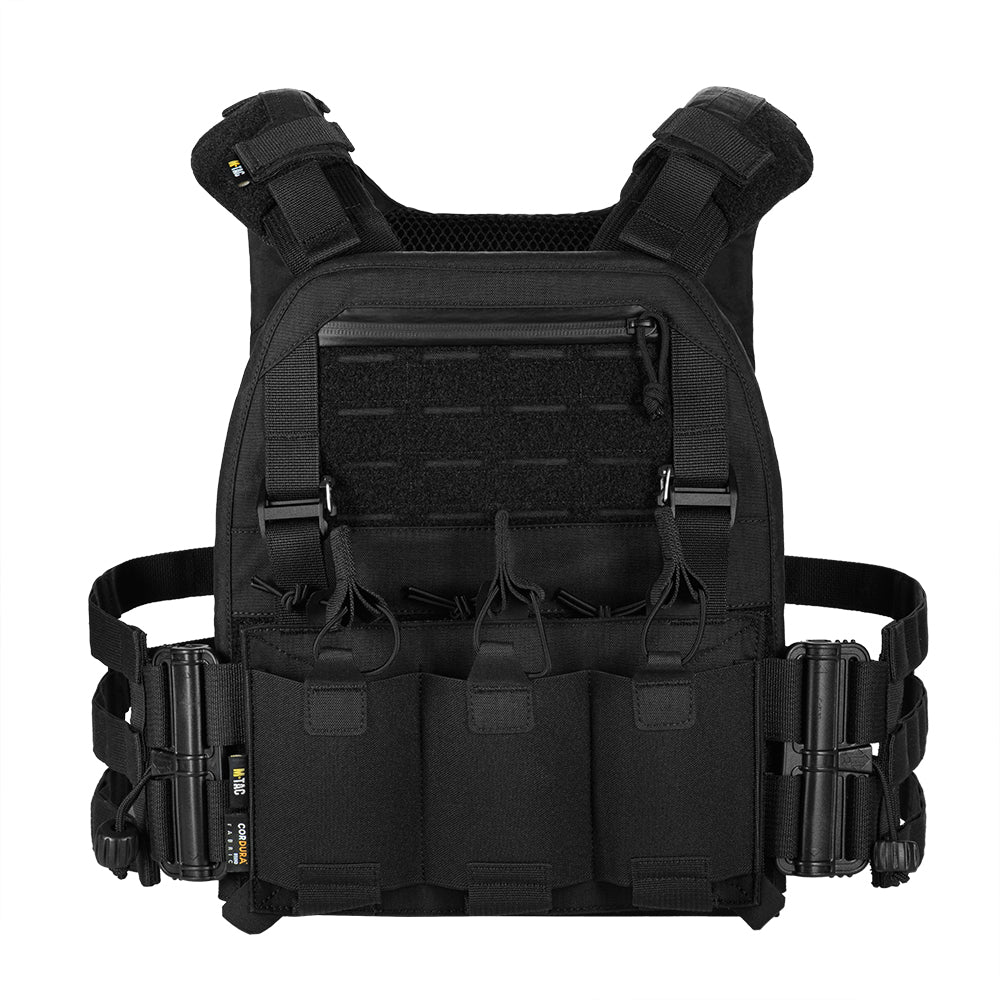 Plate Carrier Cuirass Elite M-Tac - Negru, Sistem Quick-Reset