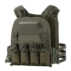 Plate Carrier Cuirass Elite XL M-Tac - Verde Ranger cu Eliberare Rapidă