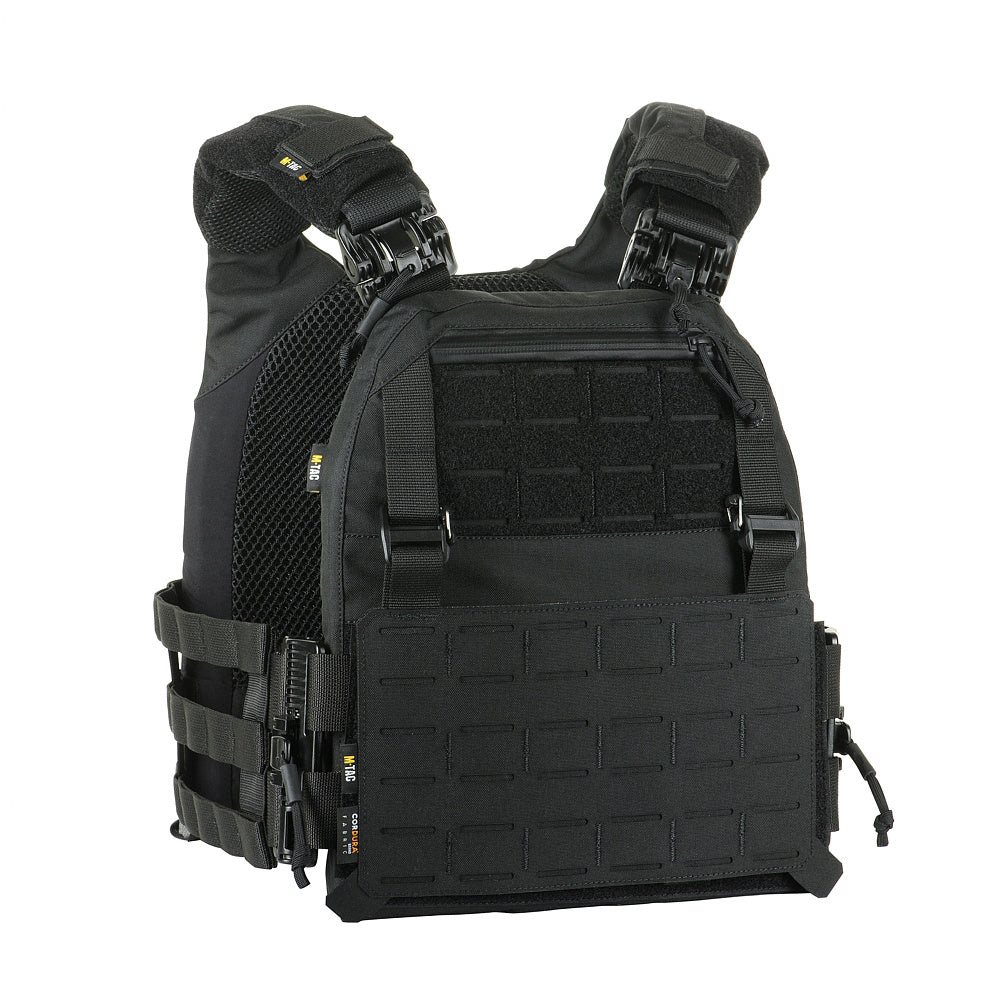 Plate Carrier Cuirass FAST QRS Gen.II M-Tac - Negru, Eliberare Rapidă