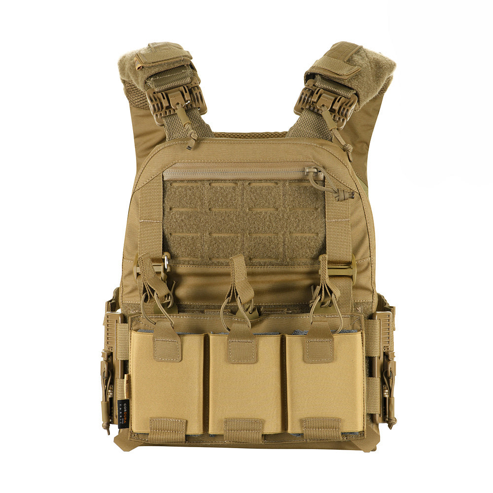 Plate Carrier Cuirass Fast QRS M-Tac - Coyote Cu Eliberare Rapidă