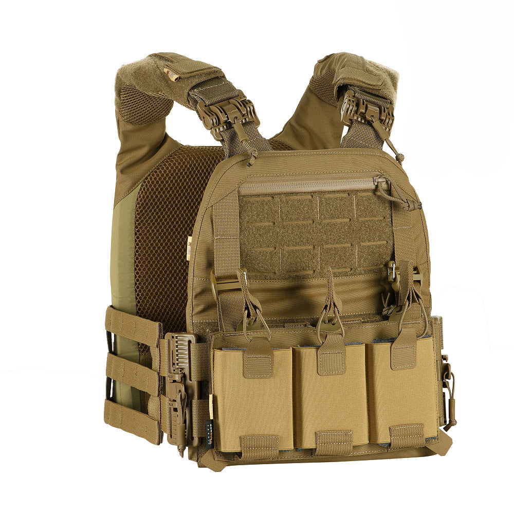 Plate Carrier Cuirass Fast QRS M-Tac - Coyote Cu Eliberare Rapidă