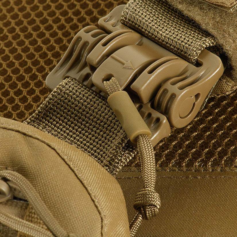 Plate Carrier Cuirass Fast QRS M-Tac - Coyote Cu Eliberare Rapidă