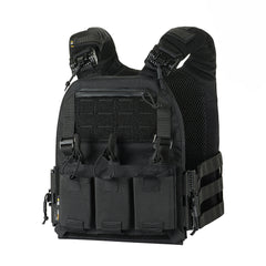 Plate Carrier Cuirass Fast QRS M-Tac – Negru, Eliberare Rapidă