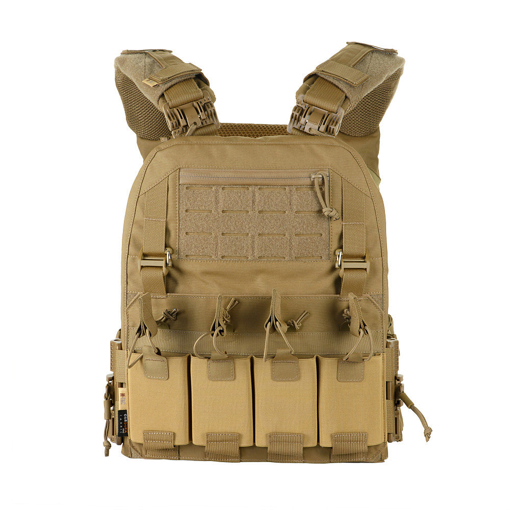 Plate Carrier Cuirass QRS FAST XL M-Tac - Coyote, Detașare Rapidă