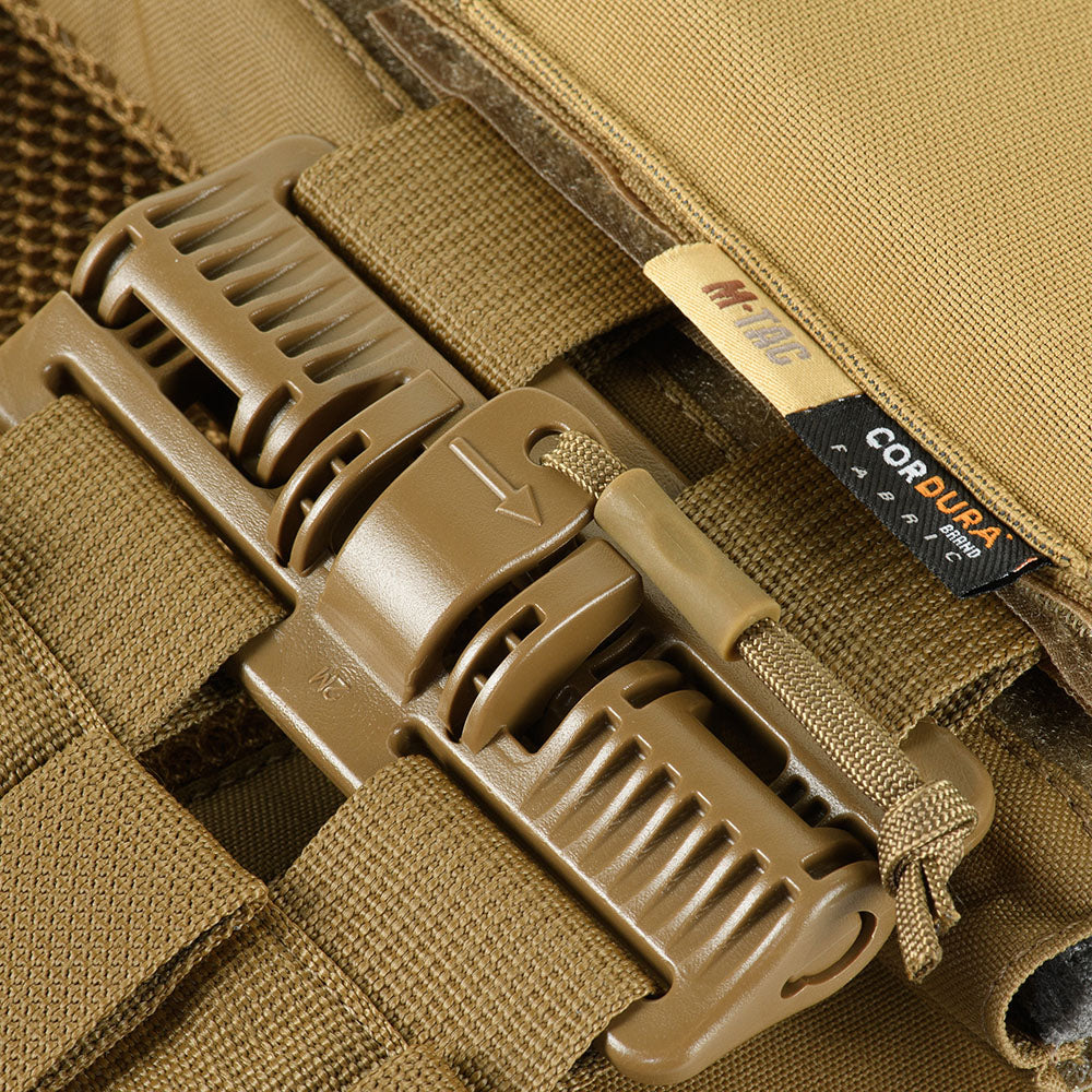 Plate Carrier Cuirass QRS FAST XL M-Tac - Coyote, Detașare Rapidă