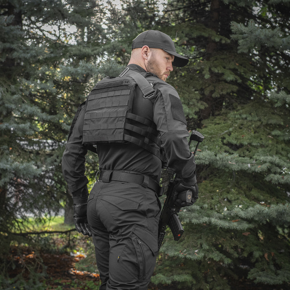 Plate Carrier Cuirass QRS Gen.II M-Tac - Negru, Sistem QRS Rapid