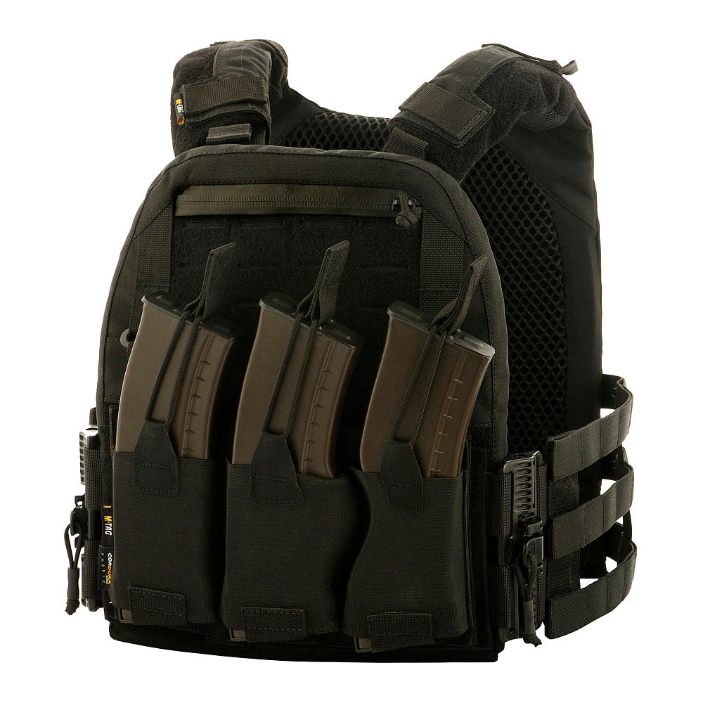 Plate Carrier Cuirass QRS M-Tac - Black cu Sistem de Eliberare Rapidă