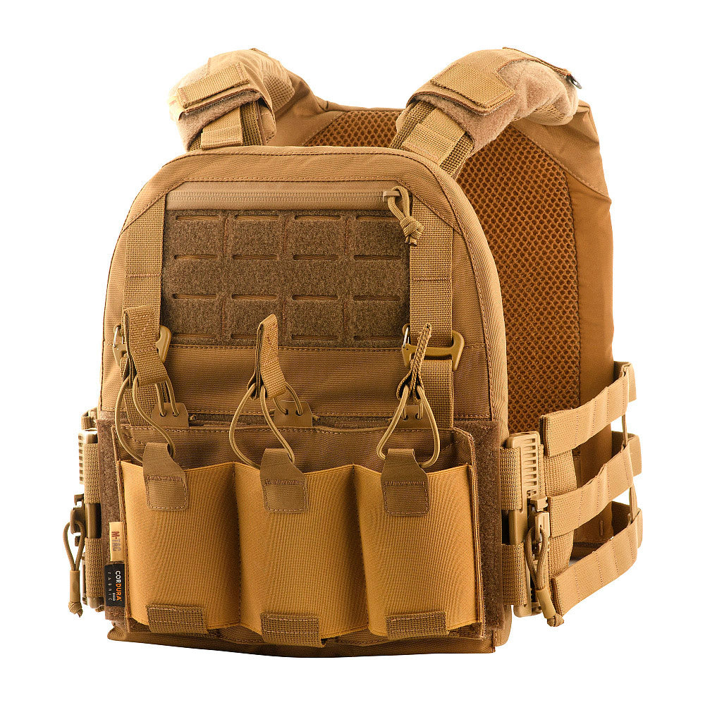 Plate Carrier Cuirass QRS M-Tac - Coyote, Sistem Detașare Rapidă