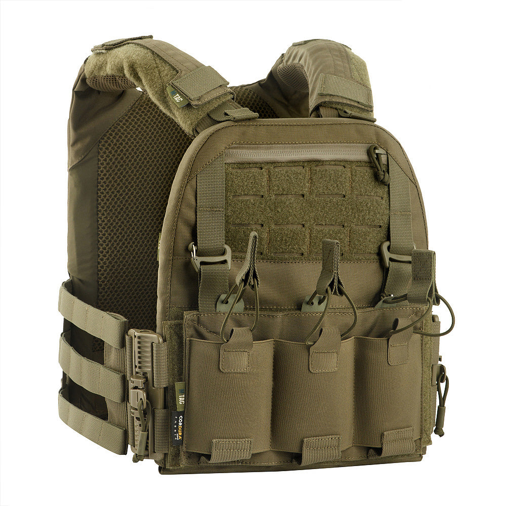 Plate Carrier Cuirass QRS M-Tac - Ranger Green Modular și Rapid