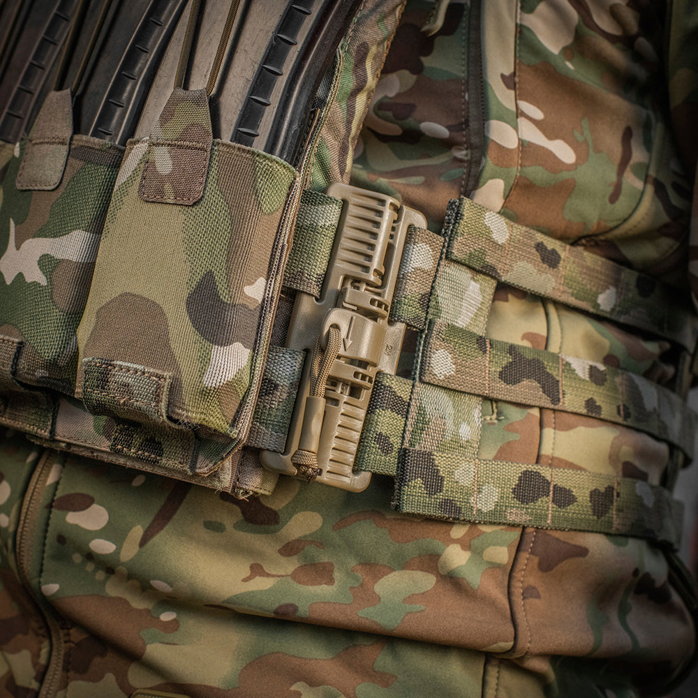 Plate Carrier M-Tac Cuirass QRS XL - Multicam, Protecție Optimală