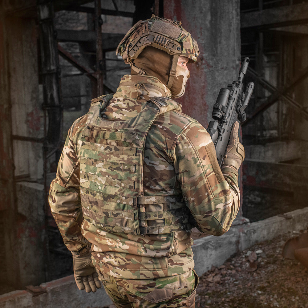 Plate Carrier M-Tac Cuirass QRS XL - Multicam, Protecție Optimală