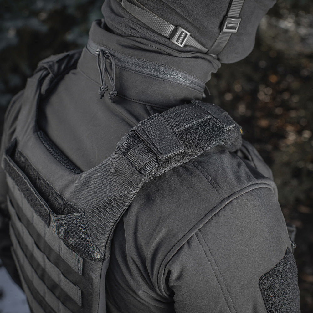 Plate Carrier M-Tac Cuirass QRS XL - Negru, Detașare Rapidă