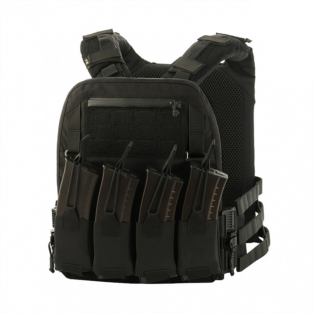 Plate Carrier M-Tac Cuirass QRS XL - Negru, Detașare Rapidă
