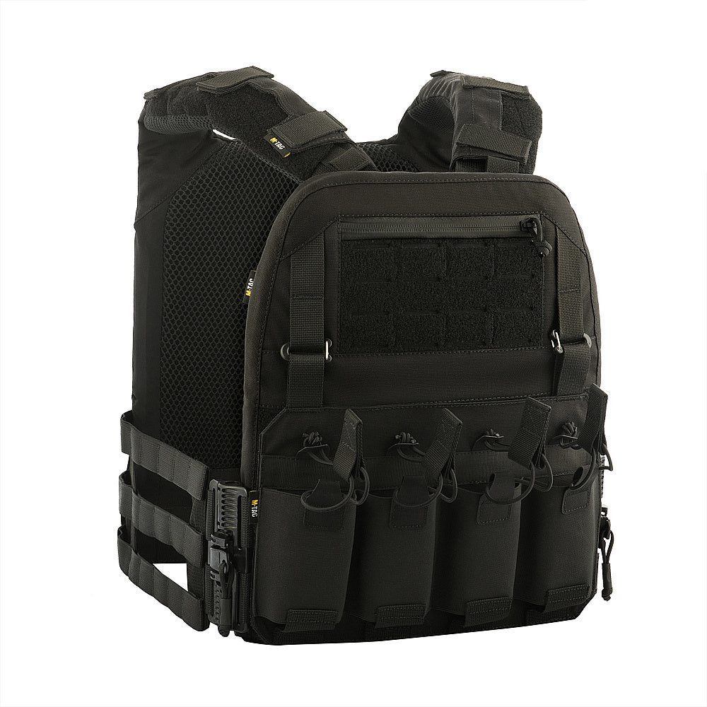 Plate Carrier M-Tac Cuirass QRS XL - Negru, Detașare Rapidă