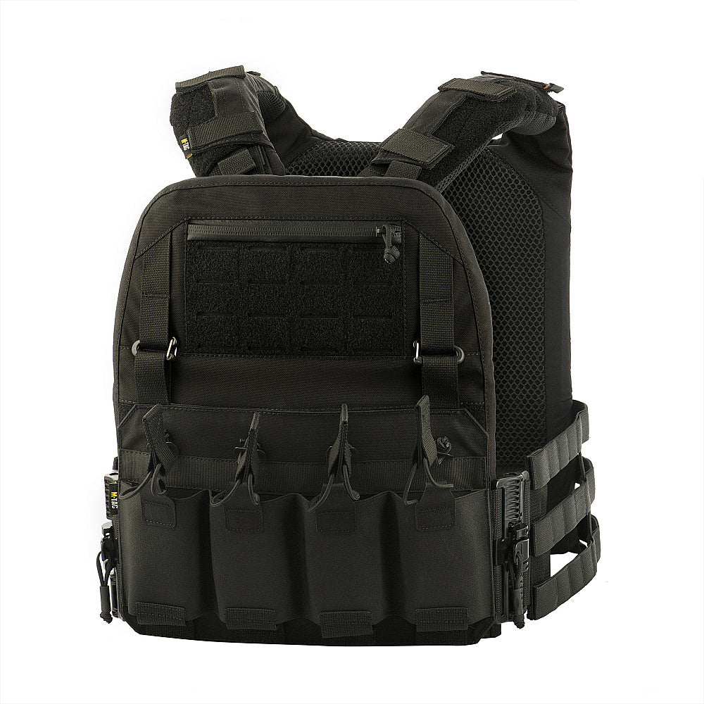 Plate Carrier M-Tac Cuirass QRS XL - Negru, Detașare Rapidă