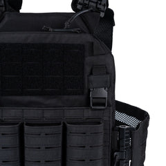 Plate Carrier QR Lasercut Negru - Protecție și Acțiune Rapidă